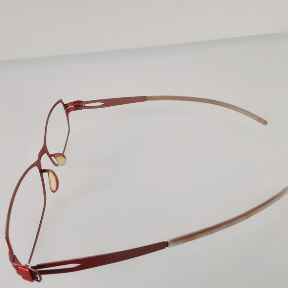 Kato Masaki Kmj-117j-102 Boundless Eyeglasses Ultra Light Red 52-18-135 - Picture 7 of 11